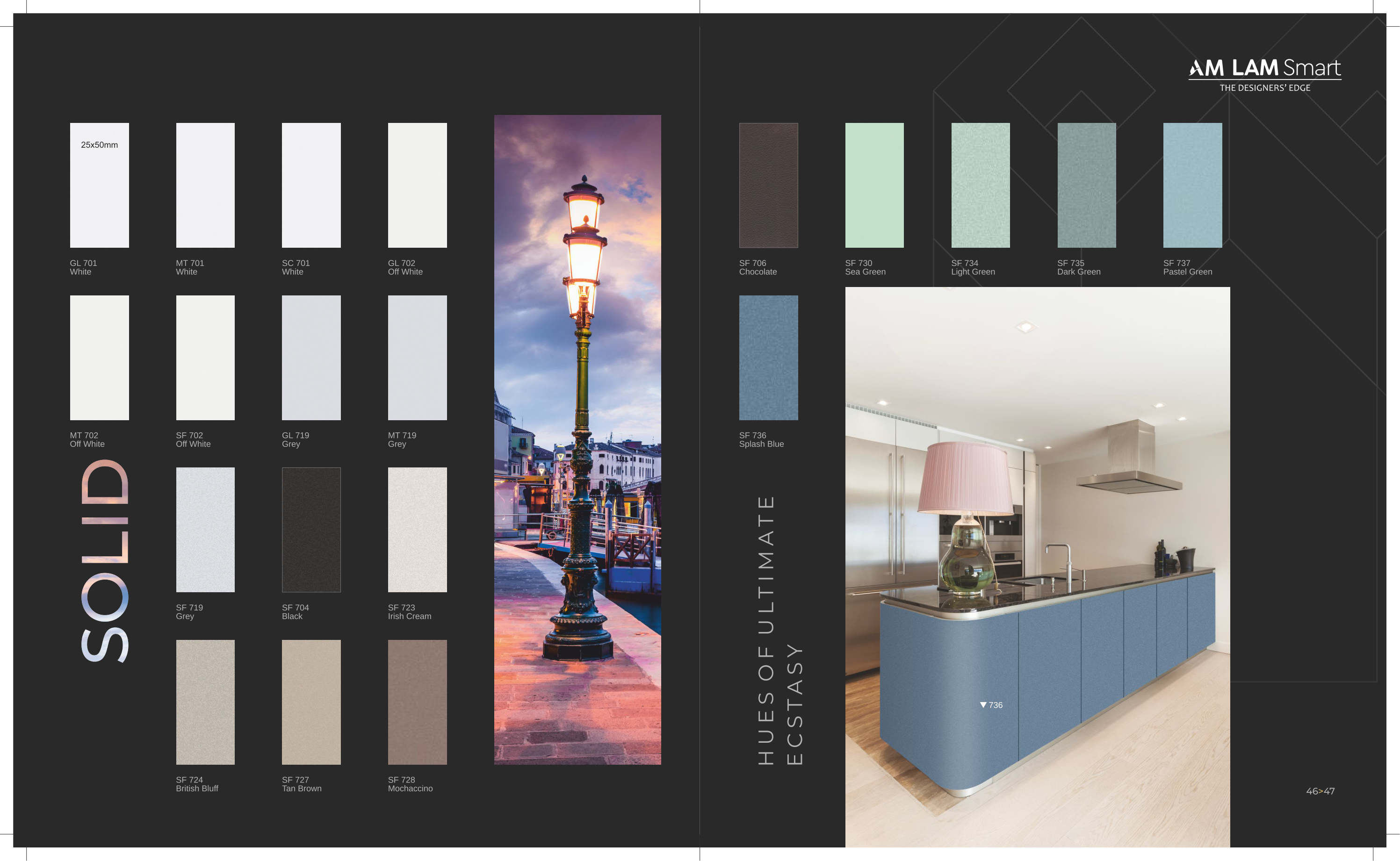 Solid color design